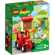  LEGO® DUPLO® Town Ūkio traktoriaus ir gyvūnų priežiūros 10950